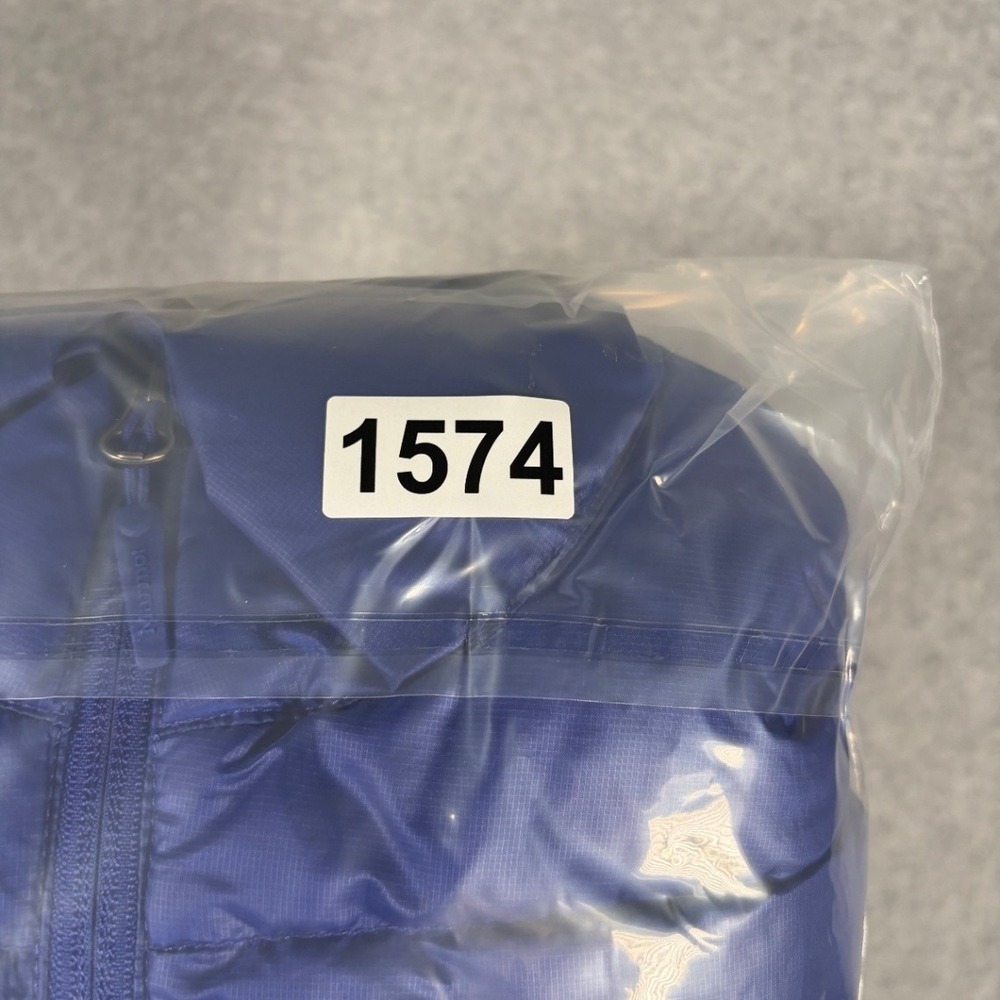 Marmot Vest Women Small Puffer 700 Fill Blue Down Quilted Embroidered Logo - Picture 12 of 12